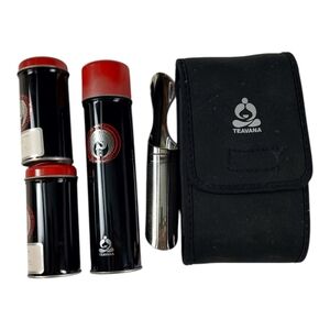 Teavana Voyager Stainless Steel Tea Infuser w/ Canisters & Neoprene Case